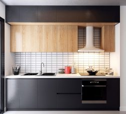 cozinha modulada ou compacta